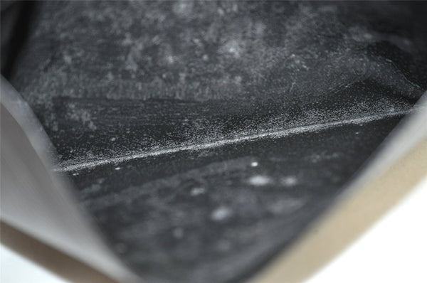 Authentic Louis Vuitton Epi Montaigne 23 Clutch Hand Bag Black M52662 LV 4181K