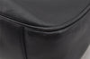 Authentic GUCCI Bamboo 2Way Shoulder Hand Bag Purse Leather Black 4182J