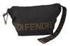 Authentic FENDI Vintage Hand Bag Purse Nylon Leather Black Junk 4182K