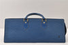 Authentic Louis Vuitton Epi Sac Triangle Hand Bag Blue M52095 LV 4183K