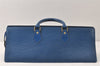 Authentic Louis Vuitton Epi Sac Triangle Hand Bag Blue M52095 LV 4183K