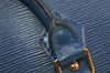Authentic Louis Vuitton Epi Sac Triangle Hand Bag Blue M52095 LV 4183K