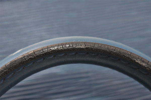 Authentic Louis Vuitton Epi Sac Triangle Hand Bag Blue M52095 LV 4183K