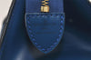 Authentic Louis Vuitton Epi Sac Triangle Hand Bag Blue M52095 LV 4183K