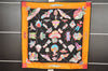 Authentic HERMES Carre 90 Scarf "SOIES VOLANTES" Silk Black 4184I