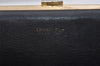 Authentic Christian Dior Trotter Clutch Hand Bag Purse Canvas Leather Blue 4184J