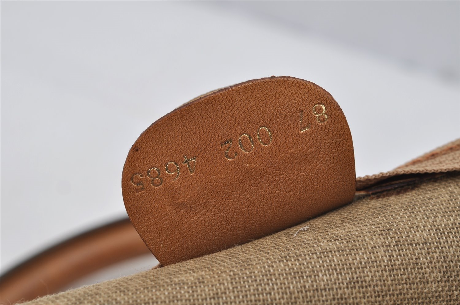 Authentic GUCCI Micro GG PVC Leather 2Way Shoulder Hand Bag Brown 4185I