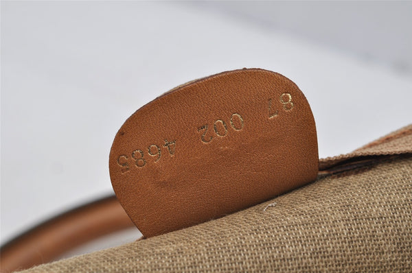 Authentic GUCCI Micro GG PVC Leather 2Way Shoulder Hand Bag Brown 4185I