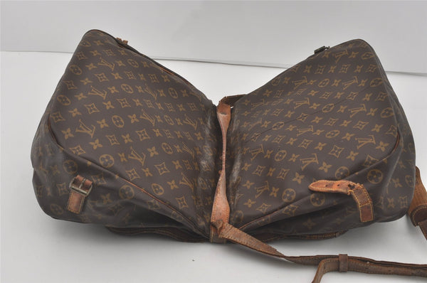 Authentic Louis Vuitton Monogram Saumur 35 Shoulder Cross Bag M42254 Junk 4186I