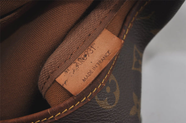 Authentic Louis Vuitton Monogram Saumur 35 Shoulder Cross Bag M42254 Junk 4186I