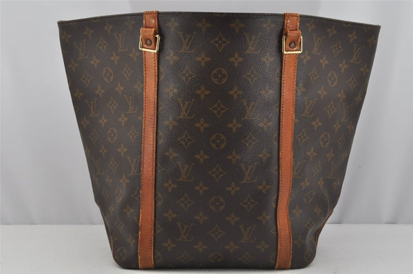 Authentic Louis Vuitton Monogram Sac Shopping PM Tote Bag M51108 LV Junk 4186J