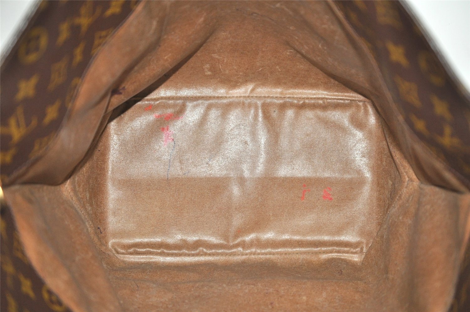 Authentic Louis Vuitton Monogram Sac Shopping PM Tote Bag M51108 LV Junk 4186J