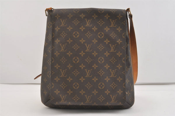 Authentic Louis Vuitton Monogram Musette Shoulder Cross Body Bag M51256 LV 4187J