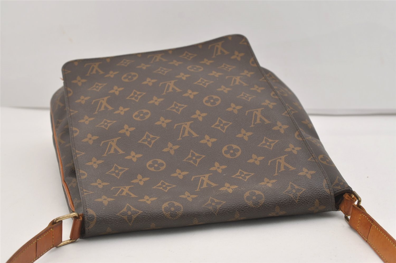 Authentic Louis Vuitton Monogram Musette Shoulder Cross Body Bag M51256 LV 4187J