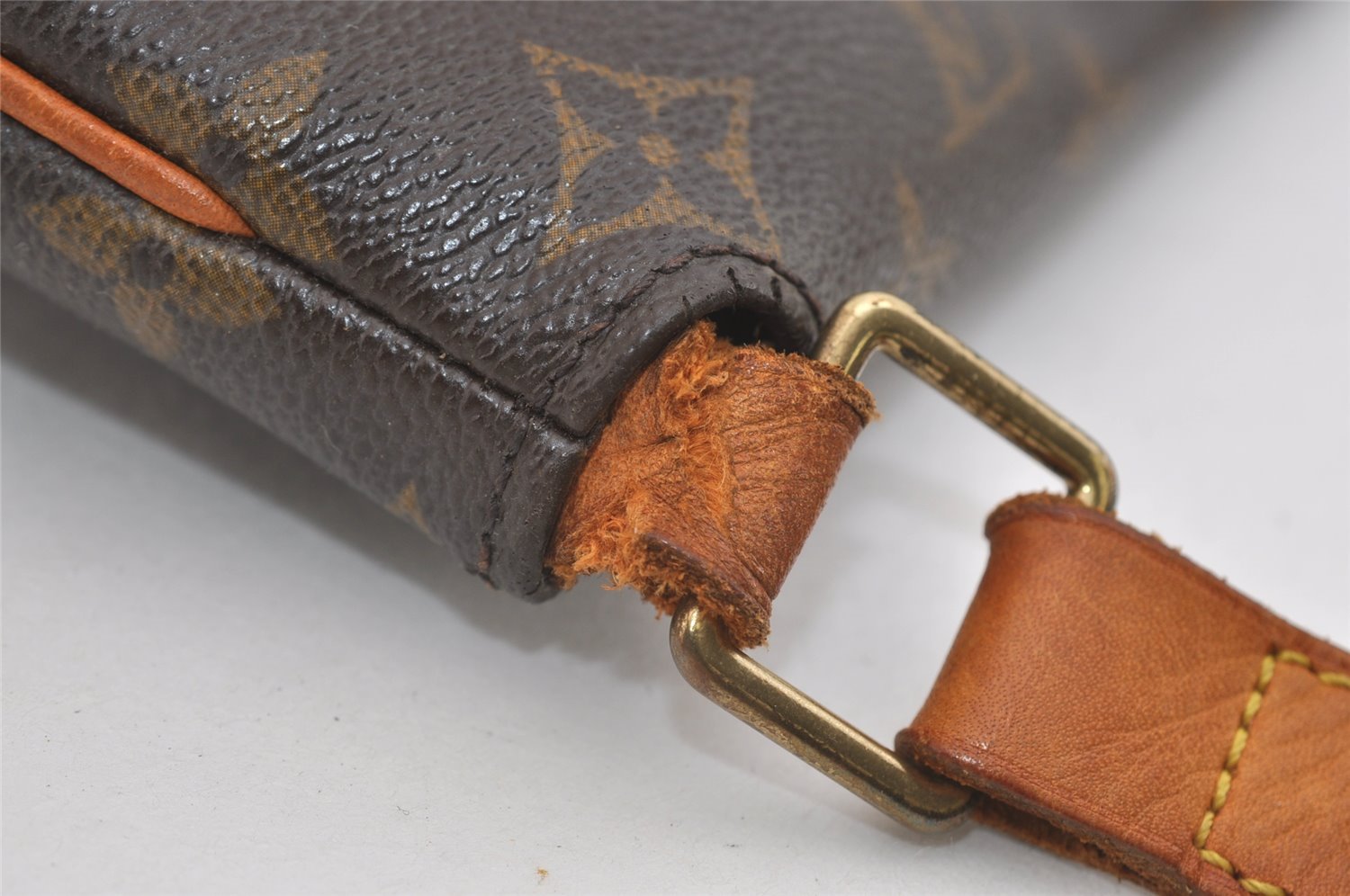 Authentic Louis Vuitton Monogram Musette Shoulder Cross Body Bag M51256 LV 4187J