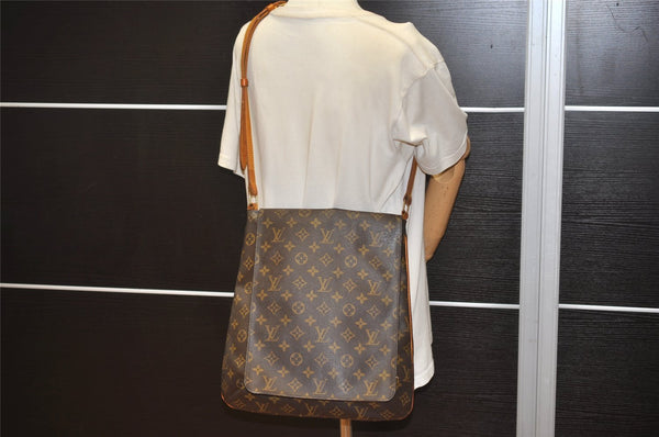 Authentic Louis Vuitton Monogram Musette Shoulder Cross Body Bag M51256 LV 4187J