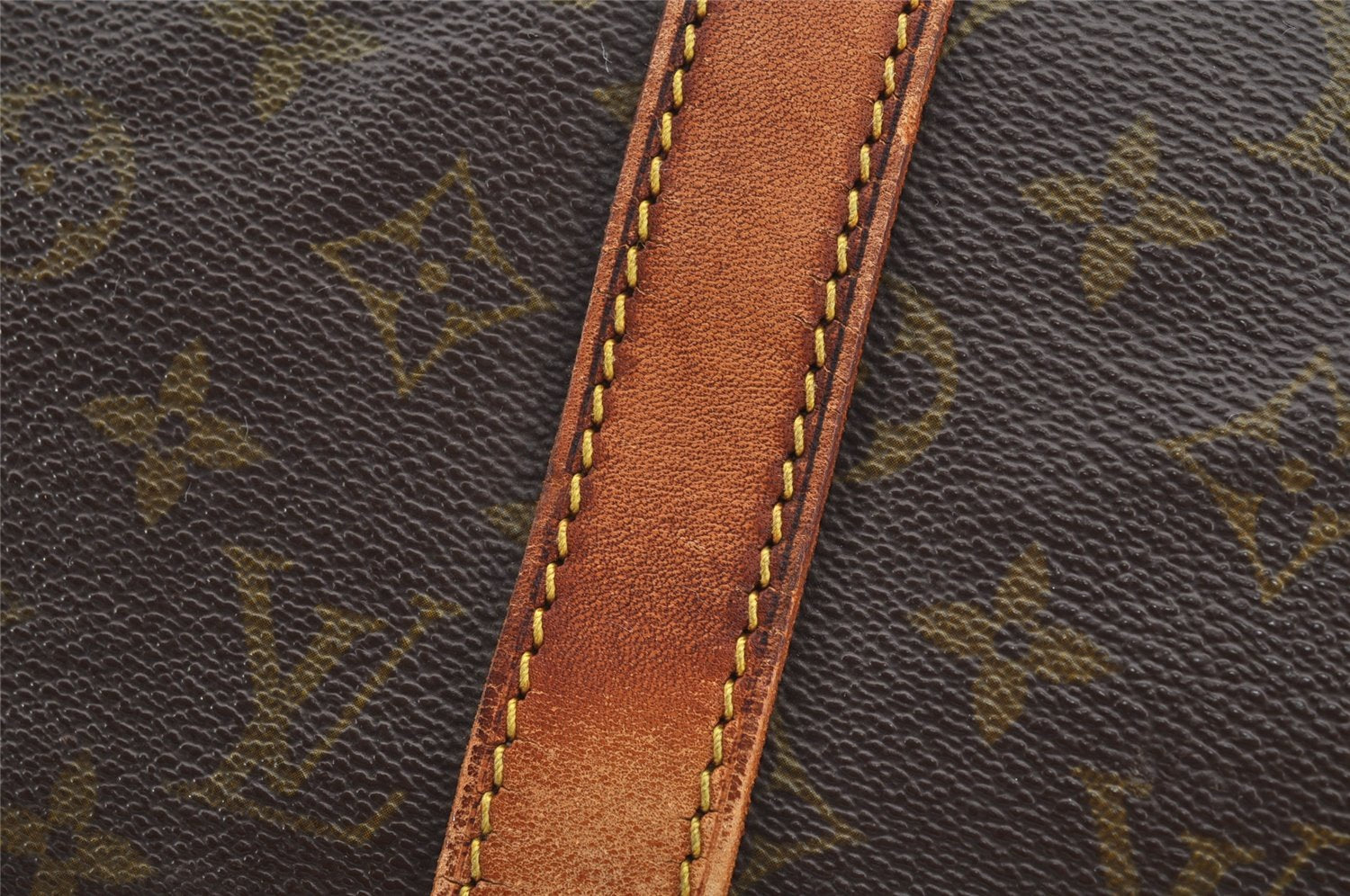 Auth Louis Vuitton Monogram Keepall Bandouliere 50 Boston Bag Old Model LV 4188I
