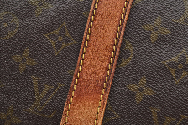 Auth Louis Vuitton Monogram Keepall Bandouliere 50 Boston Bag Old Model LV 4188I