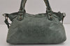 Authentic BALENCIAGA Classic The First 2Way Hand Bag Leather Green 4188J