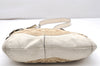 Authentic COACH Signature Shoulder Cross Bag Canvas Leather F17169 Beige 4188K