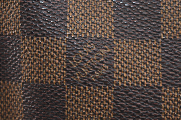 Auth Louis Vuitton Damier Poche Toilette 26 Cosmetic Pouch N47543 Junk 4190J