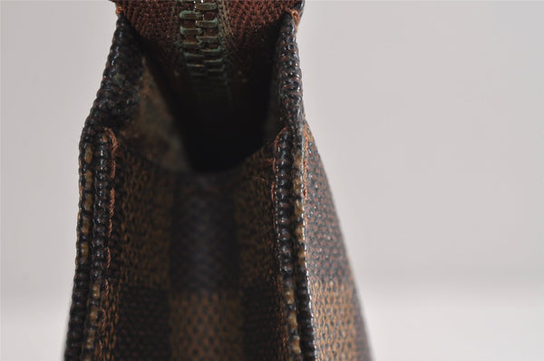 Auth Louis Vuitton Damier Poche Toilette 26 Cosmetic Pouch N47543 Junk 4190J