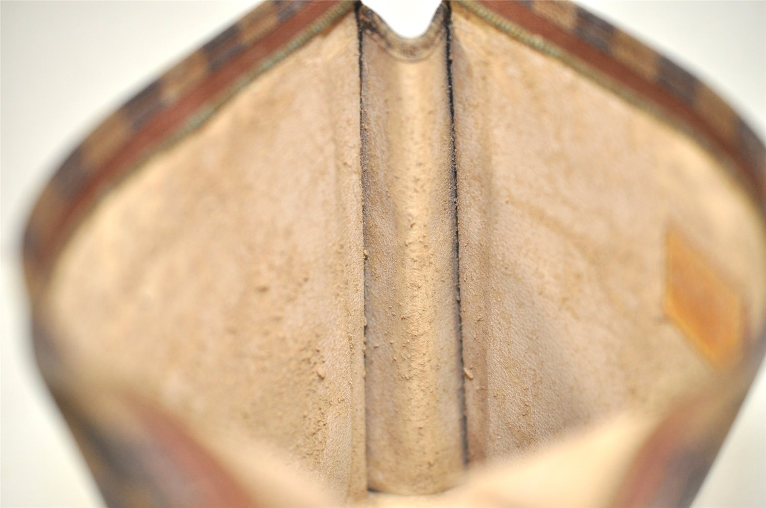 Auth Louis Vuitton Damier Poche Toilette 26 Cosmetic Pouch N47543 Junk 4190J