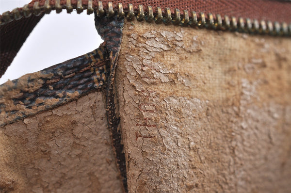 Auth Louis Vuitton Damier Poche Toilette 26 Cosmetic Pouch N47543 Junk 4190J