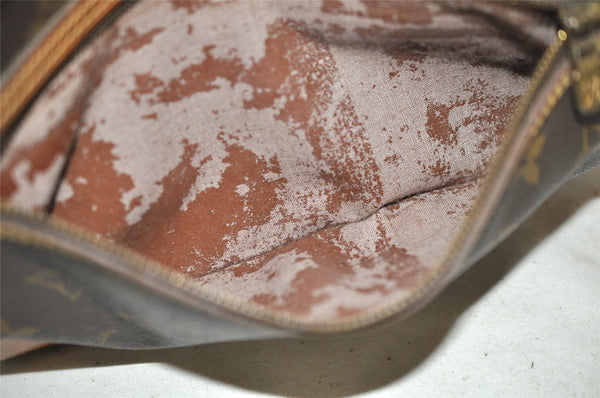 Authentic Louis Vuitton Monogram Marly Dragonne GM M51825 Clutch Hand Bag 4191I