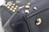 Authentic COACH Vintage 2Way Shoulder Hand Bag Purse Leather Navy Blue 4191K