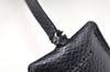 Authentic COACH Vintage 2Way Shoulder Hand Bag Purse Leather Navy Blue 4191K