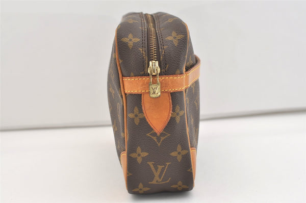 Authentic Louis Vuitton Monogram Compiegne 28 Clutch Hand Bag M51845 LV 4192J