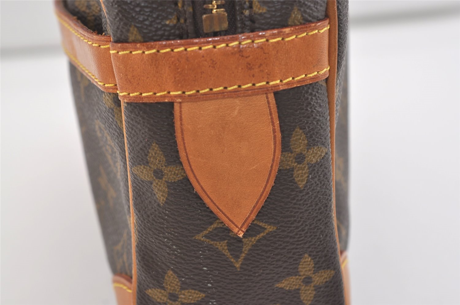 Authentic Louis Vuitton Monogram Compiegne 28 Clutch Hand Bag M51845 LV 4192J