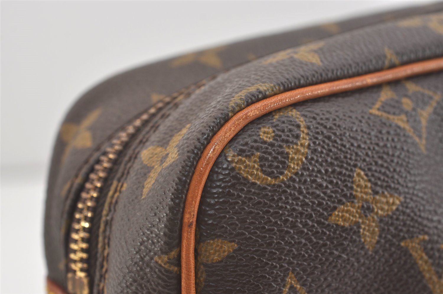 Authentic Louis Vuitton Monogram Compiegne 28 Clutch Hand Bag M51845 LV 4192J