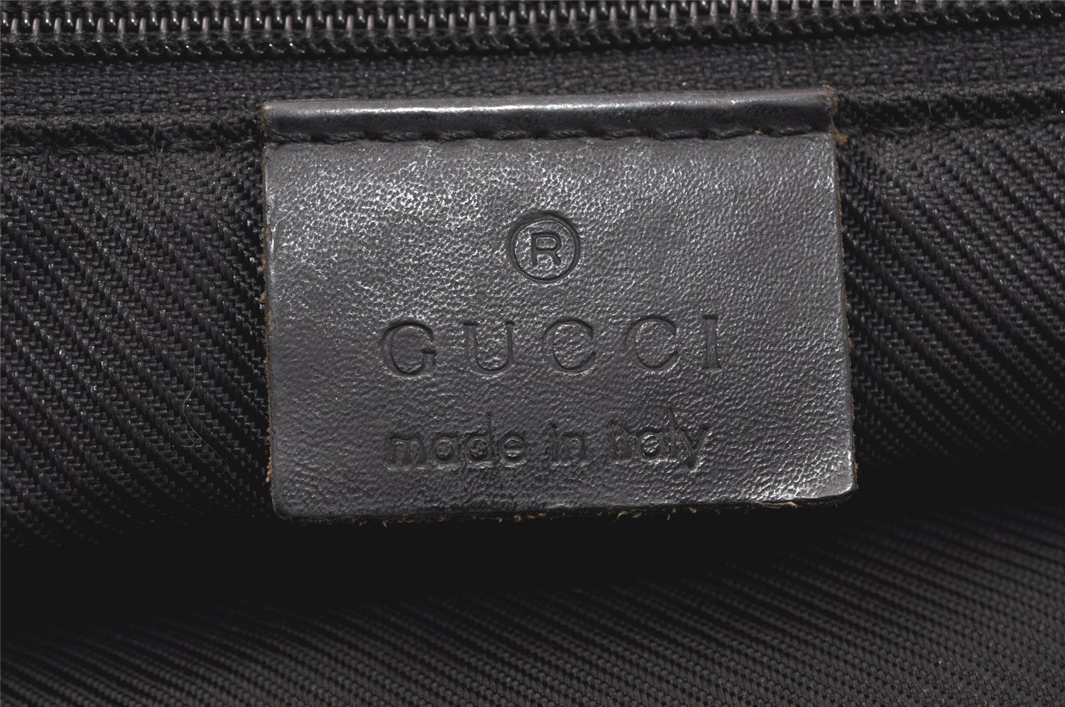 Authentic GUCCI Vintage Shoulder Tote Bag GG Canvas Leather 0021098 Black 4192K