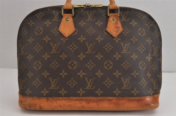 Authentic Louis Vuitton Monogram Alma Hand Bag Purse M51130 LV 4193J