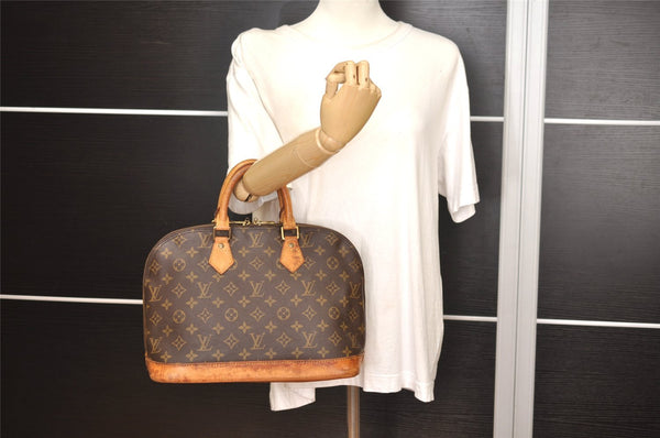 Authentic Louis Vuitton Monogram Alma Hand Bag Purse M51130 LV 4193J