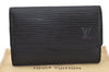 Authentic Louis Vuitton Epi Multicles 6 Key Case Black M63812 LV 4193K