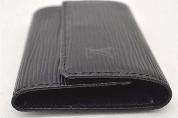 Authentic Louis Vuitton Epi Multicles 6 Key Case Black M63812 LV 4193K