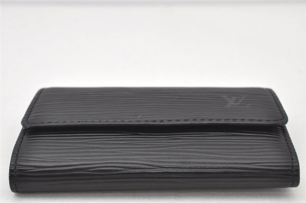 Authentic Louis Vuitton Epi Multicles 6 Key Case Black M63812 LV 4193K