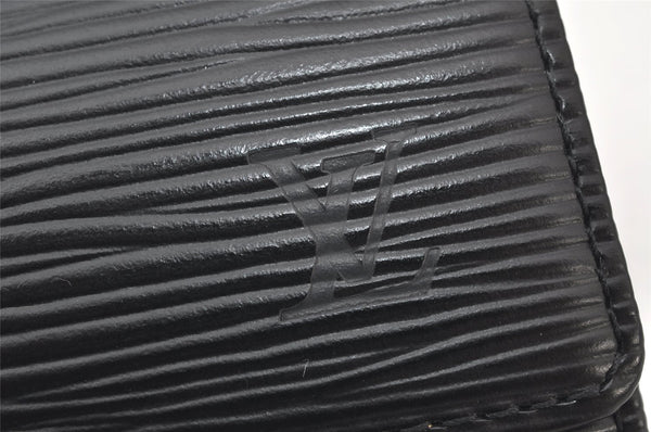 Authentic Louis Vuitton Epi Multicles 6 Key Case Black M63812 LV 4193K