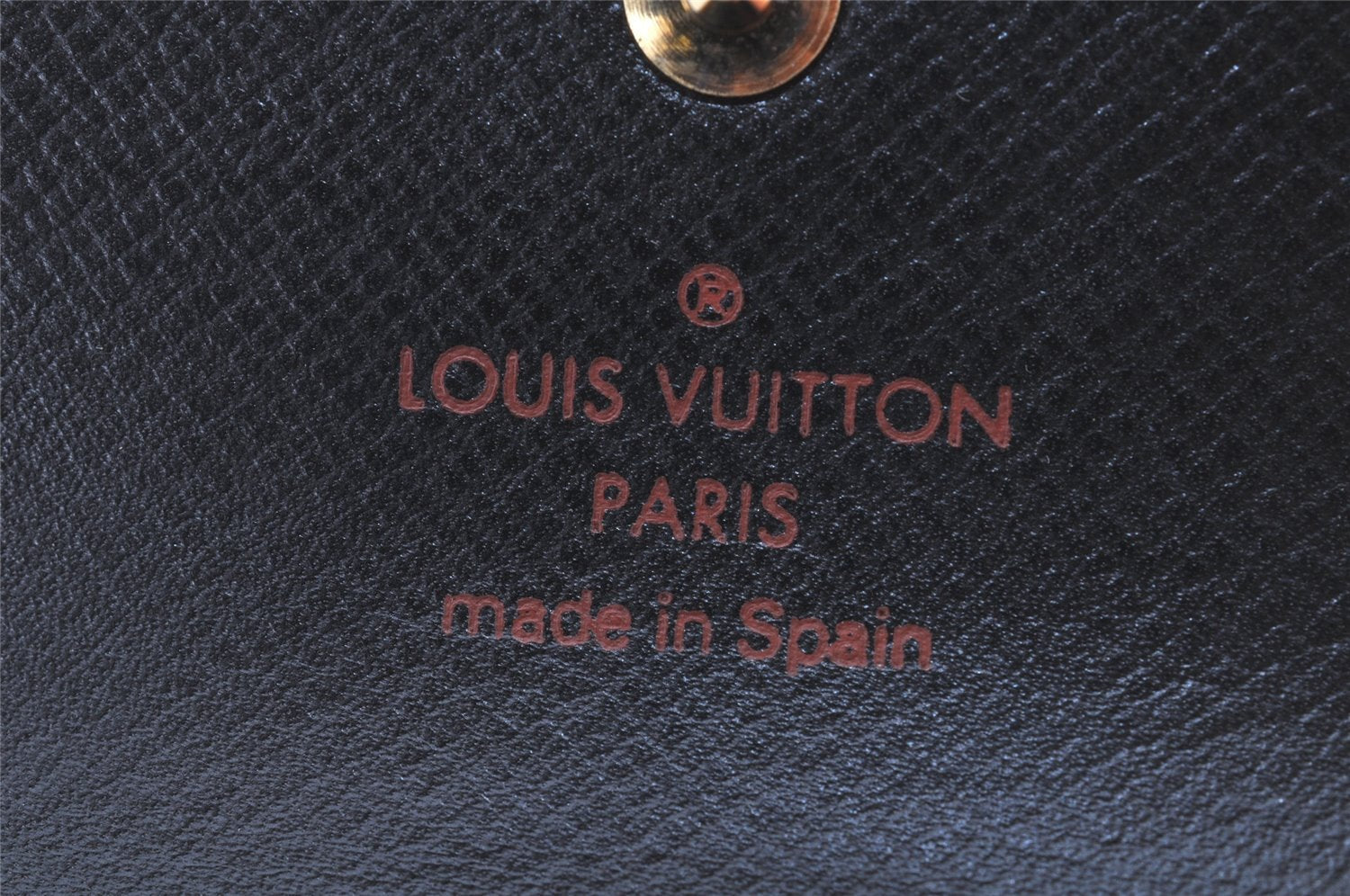 Authentic Louis Vuitton Epi Multicles 6 Key Case Black M63812 LV 4193K