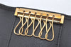 Authentic Louis Vuitton Epi Multicles 6 Key Case Black M63812 LV 4193K