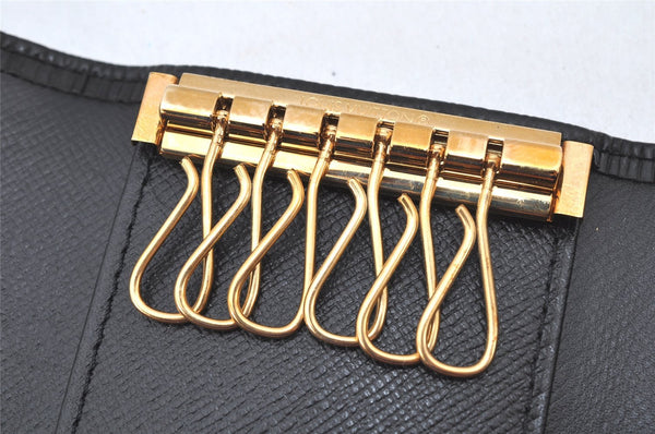 Authentic Louis Vuitton Epi Multicles 6 Key Case Black M63812 LV 4193K