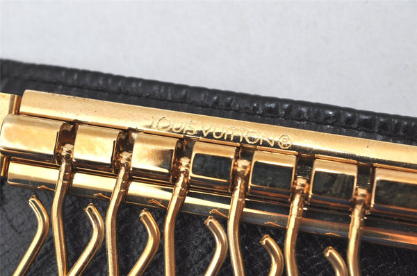 Authentic Louis Vuitton Epi Multicles 6 Key Case Black M63812 LV 4193K