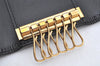Authentic Louis Vuitton Epi Multicles 6 Key Case Black M63812 LV 4193K