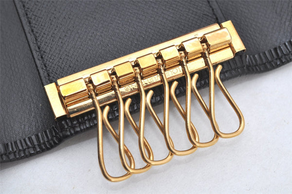 Authentic Louis Vuitton Epi Multicles 6 Key Case Black M63812 LV 4193K