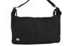 Authentic GUCCI Vintage Shoulder Hand Bag GG Canvas Leather 146243 Black 4194J