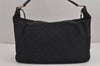 Authentic GUCCI Vintage Shoulder Hand Bag GG Canvas Leather 146243 Black 4194J