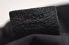 Authentic GUCCI Vintage Shoulder Hand Bag GG Canvas Leather 146243 Black 4194J